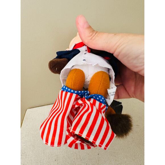 Idea Factory 1998 Infamous Meanies Bull Clinton Bean Bag Plush - Picture 6 of 8